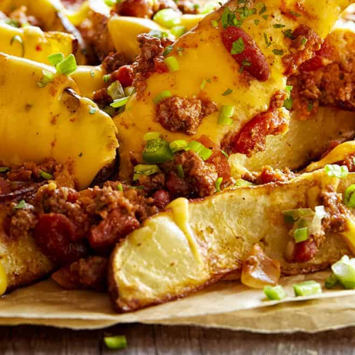 Crazy Fries with Chilly Pesto